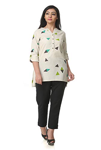 Image of Pistaa's Women's Cotton Straight Fit Straight Kurta