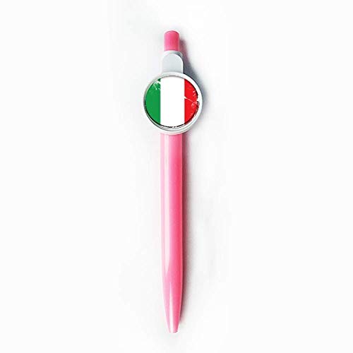 Stylo à bille rétractable Italie bleu fournitures de bureau et écriture symbole Europe