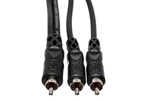 Cable Y Hosa TS 1/4" a Dual RCA 2 m miniatura 4