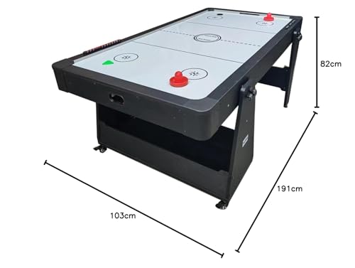 TopTable Airhockey Easy Mobile blau-weiß 6.5ft - Airhockey Klappbar – Bild 6