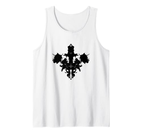 Camiseta de prueba de manchas de tinta Rorschach, camiseta de psicología Camiseta sin Mangas