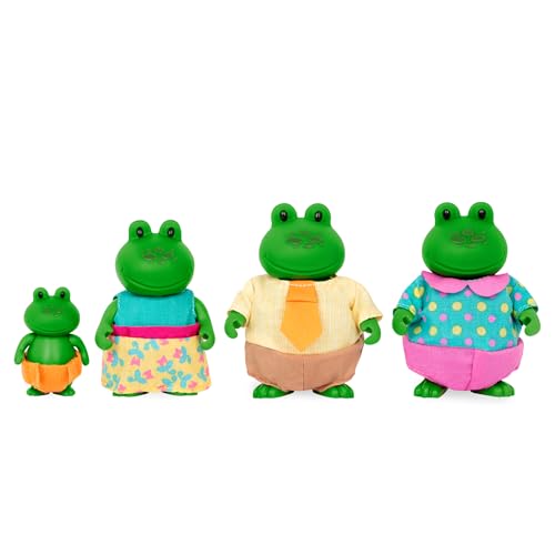 Li'l Woodzeez The Croakalily Frog Family set de 4 figuras miniatura 5
