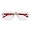 Clear Red Gold