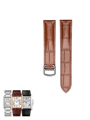 Bracelet de montre en cuir marron pour un style élégant en rendez-vous d'affaires