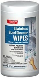 Chase 5505 Stainless Steel Wipes 6 Tubs of 40 Per Case