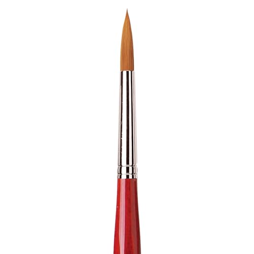 Image of da Vinci Watercolor Series 5580 Size 8 Round - CosmoTop Spin Multi-Diameter Synthetic - Holds More Water Than Any Other Synthetic - Made in Germany