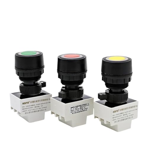 Lampe bouton poussoir interrupteur 10A IP66 pour réparer une commande de moteur