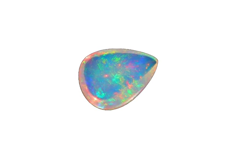 Cabochon d'opale éthiopienne AAA éclat multi-feu pour haute joaillerie