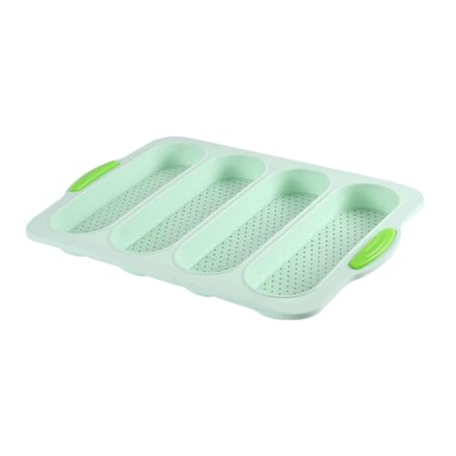 VICASKY Silicone Baguette Non Stick Slot Baking Tray for DIY French Bread Heat Silicone Baking Form for Home Bakery Supplies Effortless Release