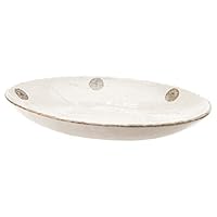 Amazon.co.jp: 美濃焼 皿 長皿 焼き物皿 わらじ型 約25×14cm