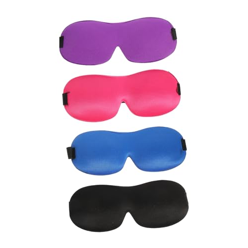 COLLBATH 4 Piezas antifaz para dormir antifaz para para dormir ojo cache infantil mascara luz blinder deep sleep mask eye mask mascaras cómoda máscara para dormir poliéster