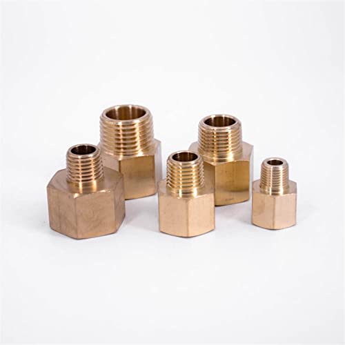 Conector de instalación de tubería de latón NPT reductor hexagonal No8 agua y gas 5