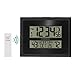 La Crosse Technology 513-75624-INT Digital Atomic Clock with Outdoor Temperature and Moon Phase,Black
