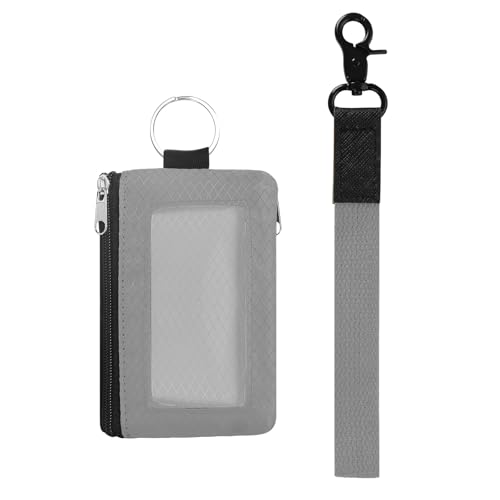 Porte-badge pour femme gris idéal pour le bureau et les déplacements