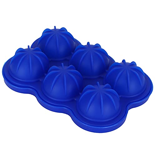Molde para cubitos de hielo de silicona Zerodis 6 compartimentos azul oscuro miniatura 3