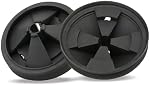2Pcs 3 3/8" Garde d'évacuation des ordures, Enveloppe d'élimination des ordures en caoutchouc, garde d'extincteur QCB-AM Remplacement pour InSinErator Évolution Series, Pièces amovibles pour l'élimination des ordures