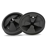2Pcs 3 3/8' Garbage Disposal Splash Guard, Quiet Garbage Disposal Rubber Drain Insert, Sink Splash Guard QCB-AM Replacement for InSinErator Evolution Series, Removable Garbage Disposal Parts