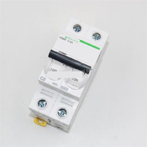 Disjoncteur MCB Type C IC65N 2P C2A évite la surchauffe de vos petits câbles électriques