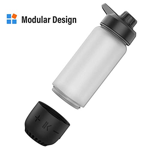 ICEWATER 3-in-1 Smart Water Bottle(Glows to Remind You to Stay Hydrated)+Bluetooth Speaker+Dancing Lights,22 oz,Stay Hydrated and Enjoy Music,Perfect Gift