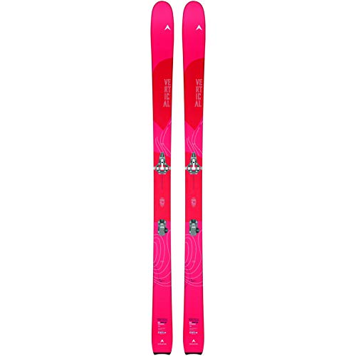 Peso: 2400 g/paio. DYNASTAR - Completo da Sci Vertical PRO W + Look ST 10, con Fissaggio, per Adulti, Unisex, Colore: Rosso, 162 cm