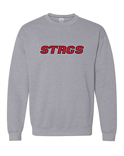 CreateMyTee | Fairfield University Stags Crewneck Sweatshirt