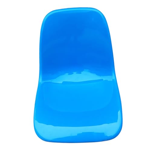 RNXRZANK Molded Bucket Seat Molded Pp Seat Pp Backrest Chair Double Layer Vacuum Structure Comfortable Stable Surface Suitable for Canteens Restaurants Cafes S, Blue