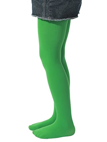 Image of EVERSWE Girls Semi Opaque Footed Tights, Microfiber Tights