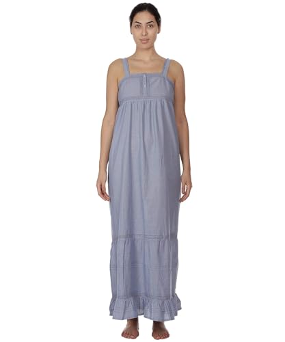 Chemise de nuit en chambray d'été vêtement de nuit léger Cotton Lane