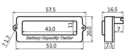 Medidor Bateria Voltímetro Percentual Carga Capacidade 12v 24v 36v 48v Bicicleta patinete elétrica m