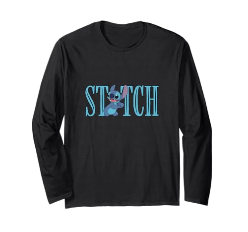 T-shirt Stitch Disney manches longues : cadeau d'anniversaire idéal pour enfant