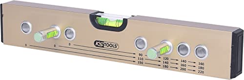 KS Tools 204.2000 Normabstandswasserwaage/Montage-Anschluss-Lehre, 300 mm