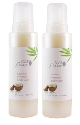 Inscape Data 100% Pure Coconut Hydrating Body Wash, 17 oz, 2 Pack