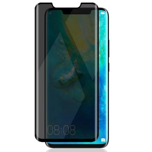 Zerrshoo Protector Pantalla para Huawei Mate 20 Pro, Huawei Mate 20 Pro Cristal Vidrio Templado Antiespia 1 Piezas, 9H Dureza Vidrio Anti-Arañazos, Privacidad Protector Cristal Templado Pantalla