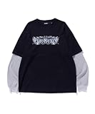 レイヤードロングスリーブティー LAYERED L/S TEE 101261011011 BLACK M