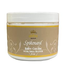 ABBA OIL SPIKENARD BODY CREAM with SHEA BUTTER 6oz Jar with Lid - ABBA JERUSALEM