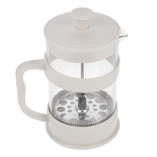 Cafetera de vidrio de 350ml pequeña prensa francesa de émbolo transparente 2