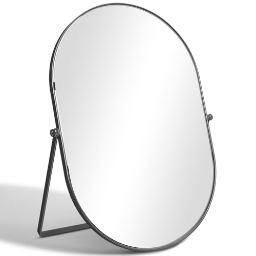 Espejo Ovalado de Mesa Ajustable para Maquillaje miniatura 1