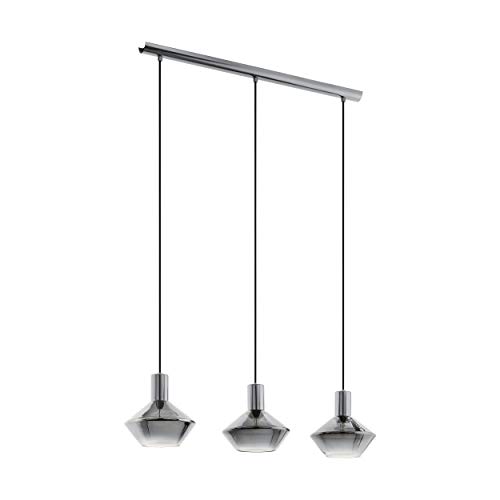 Preisvergleich Produktbild EGLO PONZANO Hängeleuchte, Stahl, 60 W, nickel-nero