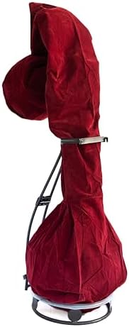 Cotton Veenai/Veena Cloth Cover(Brown Cover) with Zipper start wraping from yali first and then to the Big Resonator