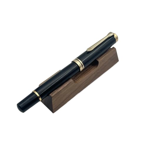 Stylo plume à piston en acrylique de haute qualité avec attributs dorés pour l'écriture