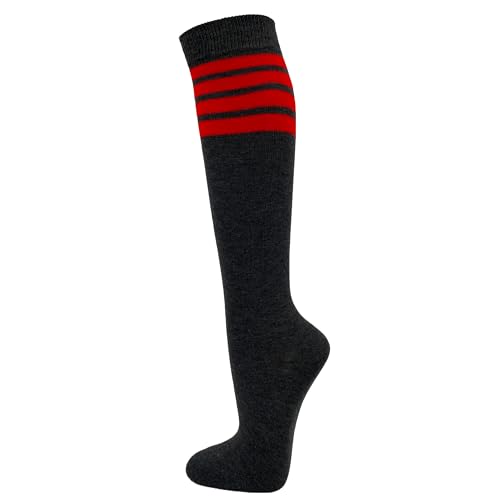 Image of SocksKnee Women Multi-Pack Colorful Variety Design Assorted Activewear Knee-High Stocking Socks, 9-11