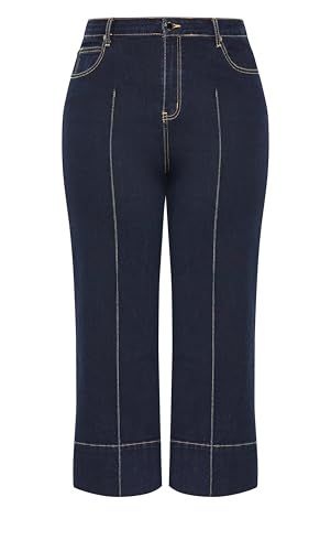 City Chic Women's Plus Size Jean - Harley Millie Crop3