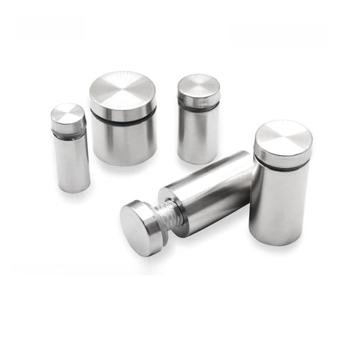 4pcs Advertising Nails, Acrylic Plate Support Nails, Glass Frame Fixed Decorative Nails, Stainless Steel Advertising Nails Metal Screws (16*40mm) miniatura 1
