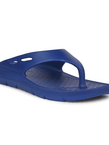Image of Floatz by Bata Men Lightweight Flip-Flops - BLUE 9 (UK)