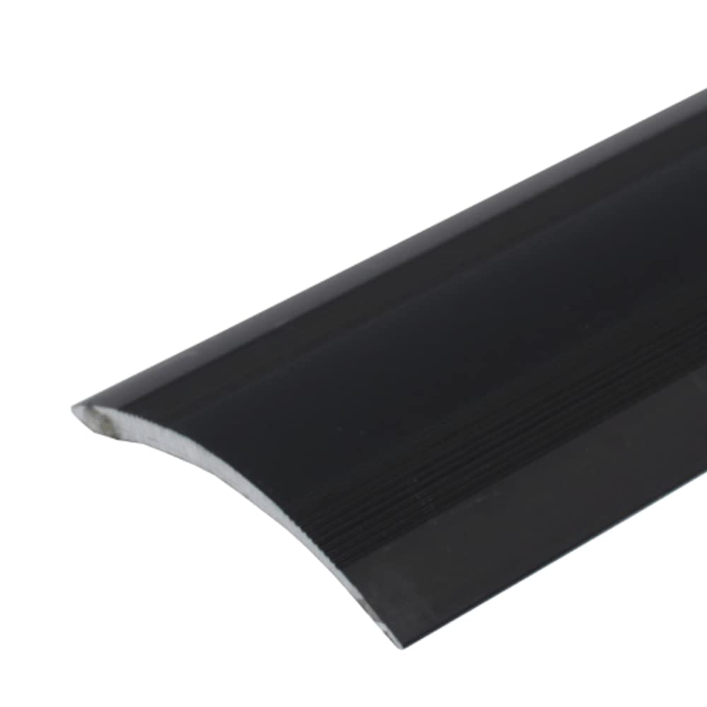 Cayrus Black A48 41Mm Anodised Aluminium Self Adhesive Door Threshold Ramp Profile - 1.0M
