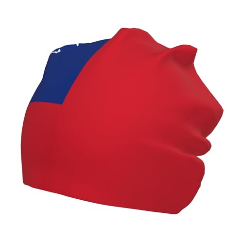 Samoan Flag Children Hip Hop Knitted Hat Kids Elastic Leisure Knit Cap Warm Sleep Beanies Black