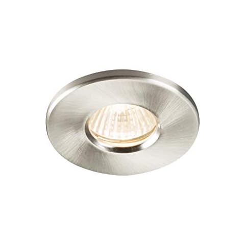 Knightsbridge Brushed Chrome Recessed Downlight Cover