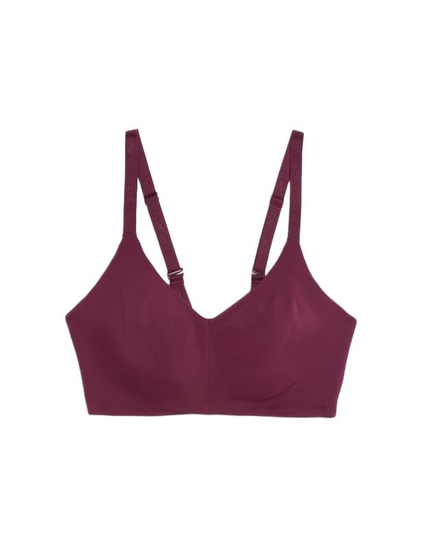 Image of Marks & Spencer Women's Synthetic Non-Padded Wired T-Shirt, Full-Coverage Bra