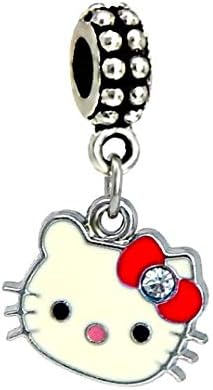 Dangle Hello Kitty Charm with Red Bow
