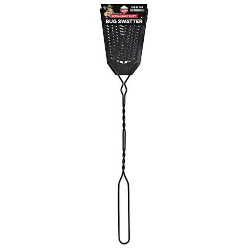Enoz Sergeant Swat Flyswatter, Extra Heavy Duty Bug Swatter With Metal Handle, Black (Pack Of 3) #TOP6